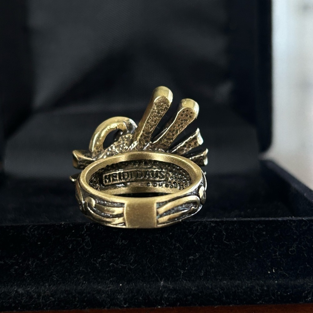 Heidi Daus | French Kiss Gold Tone Ring - Picture 5 of 7